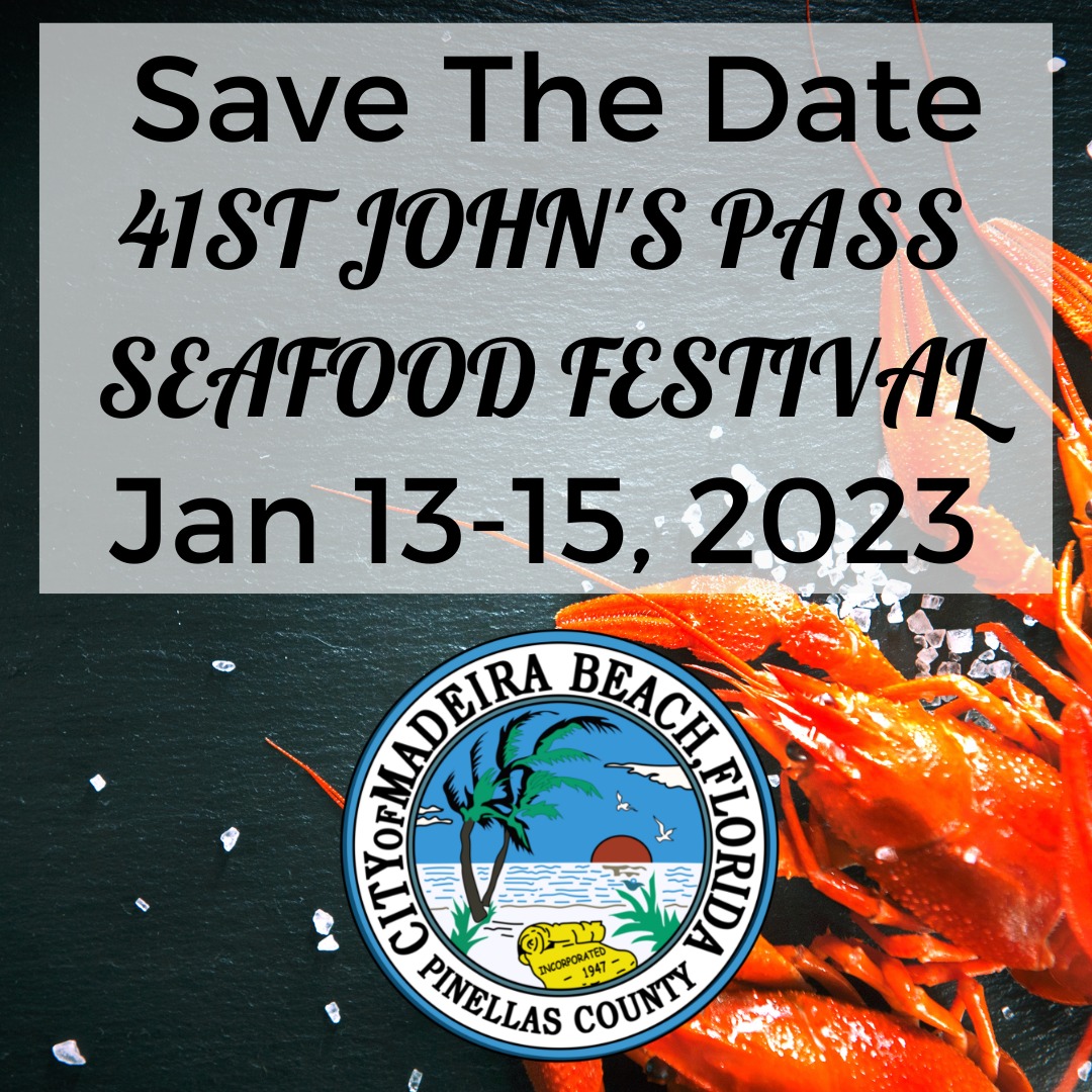 John's Pass Seafood Fest 2023 - Save The Date