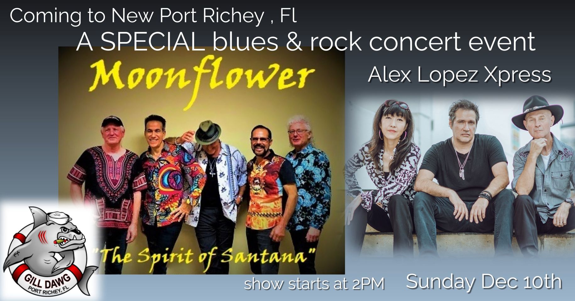 Moonflower (Tribute to Santana) with guest Alex Lopez Xpress